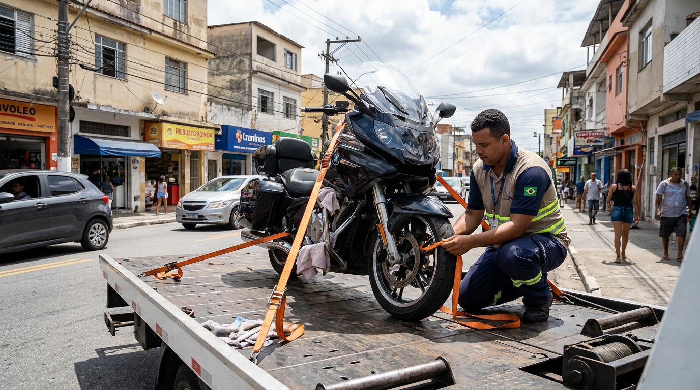 Guincho para Moto em Barueri‑SP