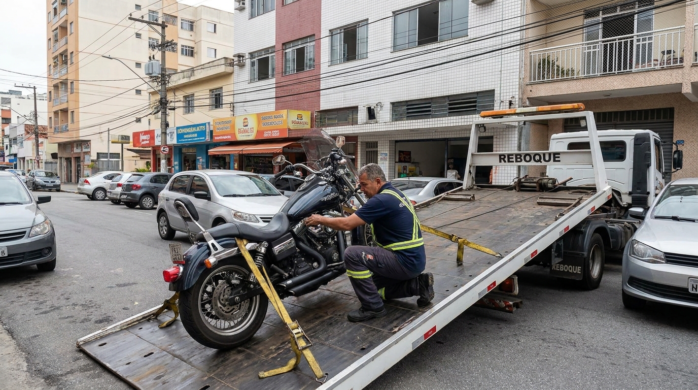 Guincho para Moto em Barueri‑SP